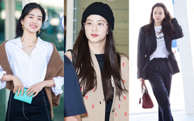Dàn mỹ nhân Hàn gây bão sân bay: Jisoo lấn át "Hoa hậu Hàn đẹp nhất thế giới", diễn viên vô danh gây chú ý vì quá xinh
