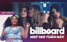 Bộ 3 "thiên thần gãy cánh" Ariana – Lana – Miley hợp sức vẫn không lọt nổi Top 10, Lizzo phá vỡ kỷ lục khủng của Cardi B