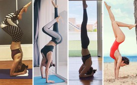 Nhiều người đẹp Việt khoe trình yoga ở mức thượng thừa với loạt tư thế khó