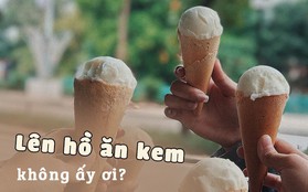 Tầm này Hà Nội thích nhất không phải có người yêu, mà là có người yêu đưa đi ăn kem bờ hồ!