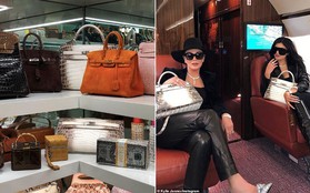 Khoe liên-tùng-tục không chán, dân tình hoang mang không biết Kylie Jenner có tổng cộng bao nhiêu túi Hermès