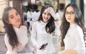 Vật đổi sao dời thế nào thì con gái Việt vẫn luôn thích để 4 kiểu tóc đơn giản, dễ thực hiện khi diện áo dài đi khai giảng