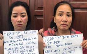 Hai nữ quái "dụ" khách làng chơi mua dâm để trộm cắp tài sản ở Sài Gòn