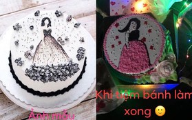 Loạt bánh kem order 1 đằng nhận về 1 nẻo chứng minh: Đừng hi vọng vào thứ gì quá, sai sai hoá ra cũng cute phết!