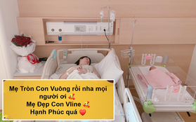 Hot mom triệu followers Thanh Trần đã sinh con gái thứ 2, chồng đặc biệt nhấn mạnh "mẹ đẹp con Vline"