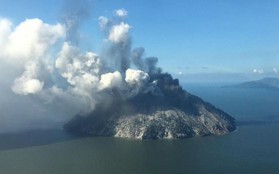 Núi lửa mạnh nhất Papua New Guinea phun trào