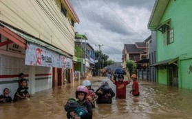 Indonesia: Lũ lụt và sạt lở đất do mưa lớn kéo dài, gần 60 người thiệt mạng