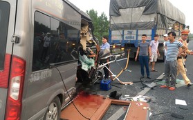 Tai nạn trên cao tốc Pháp Vân - Cầu Giẽ khiến 2 người chết: Xe Limousine chở khách chui