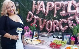 14 năm đấu tranh không mệt mỏi mới ly dị được chồng, người phụ nữ hạnh phúc mở bữa tiệc ly hôn to hơn cả đám cưới để ăn mừng