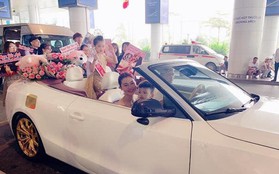 Hoa hậu hoàn vũ nhí 2019 được đón bằng xe sang dát vàng khi trở về Việt Nam