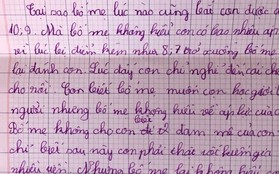 "Những cái giật mình" sau thư phản đối áp lực điểm 10 của cậu bé lớp 4