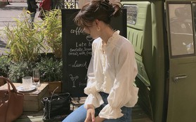 10 set đồ với áo blouse trắng dưới đây sẽ là cẩm nang mặc đẹp cho các chị em công sở suốt hè này