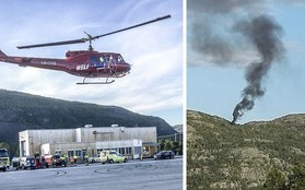 Rơi trực thăng ở Na Uy: Ít nhất 4 người thiệt mạng