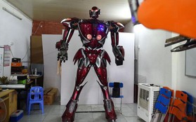 Việt Nam chế tạo thành công robot "Transformers": Nói được cả tiếng Việt, làm hoàn toàn từ phế liệu xe máy