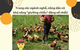 Làm nghề nào có khả năng ‘giường chiếu’ nhiều nhất: Nông dân không những chăm chỉ ngoài đồng mà còn rất cần cù… trên giường!