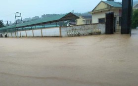 Hơn 1.500 học sinh Hà Tĩnh không thể đến trường vì nước ngập