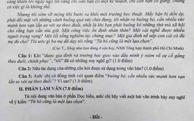 Đề thi văn "Từ bỏ cũng là một lựa chọn" của TP Đà Nẵng gây tranh cãi: Người khen hay, người chê tiêu cực