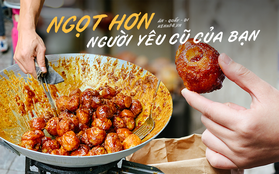 Giữa phố cổ có một hàng bánh rán "ngọt hơn người yêu cũ của bạn", quanh năm lúc nào cũng tấp nập khách