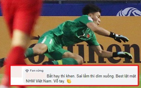 Dân mạng khen tới tấp Bùi Tiến Dũng sau trận đấu U23 Việt Nam hòa 0-0 U23 UAE