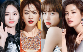 30 gương mặt đẹp nhất thế giới của thập kỷ: Bất ngờ vị trí Song Hye Kyo và Lisa, Nana hay Tzuyu (TWICE) giành No.1?