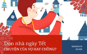 Đàn ông rung đùi uống trà ngày Tết trong khi vợ cắm mặt dọn dẹp nhà cửa: Nói "em nghỉ đi để anh làm nhé" có khó đến vậy không?