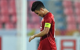 U23 Việt Nam cúi đầu buồn bã sau khi bị loại khỏi U23 châu Á 2020