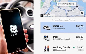 Hết trend "GrabBike tuần lộc", giờ đến Uber có trò đi bộ ghép đôi khiến dân tình nháo nhào hơn cả Tết về