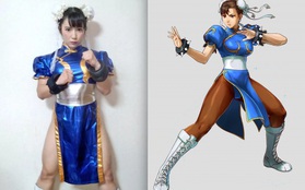 "Xịt máu mũi" với nữ thần tượng hóa thân thành Chun-Li trong game Street Fighter cực chất!