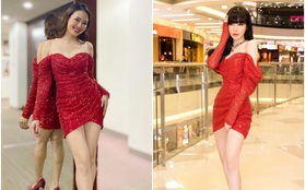 Khó nhận ra Hồng Diễm khi lên đồ sexy đi "đu đưa", chẳng ngại đọ dáng nóng bỏng với vòng eo 55 của Elly Trần