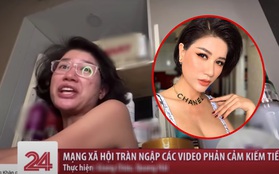 Hình ảnh Trang Trần livestream bán hàng online với ngôn từ phản cảm bị đưa lên sóng truyền hình, netizen lên án gay gắt