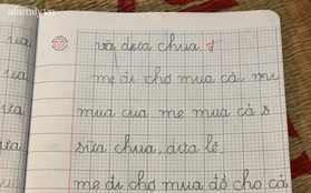 Con học lớp 1 viết chữ siêu chậm và hay sai, mẹ chỉ cần bỏ đi vật dụng đơn giản này là mọi chuyện thay đổi luôn 180 độ