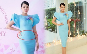 Á hậu Kim Duyên đi làm giám khảo nhưng netizen chỉ tập trung vào "chiếc váy phản chủ"