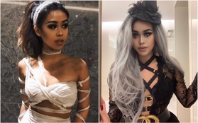 Tặng gấp Tiên Nguyễn danh xưng “Nữ hoàng Halloween", năm nào cũng hoá trang gắt vậy thì rich kid nào đọ nổi?