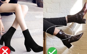 Chọn boots chuẩn cho nàng chân to như cột đình: Ngay cả đôi chân thô kệch nhìn cũng thon thả hơn hẳn