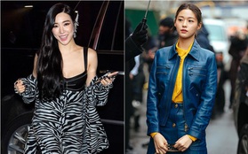 2 thái cực của 2 mỹ nhân xứ Hàn tại NYFW: Tiffany ăn diện trễ nải khoe vòng 1, Seolhyun ngày thường gợi cảm nay lại kín như bưng