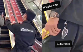 Xôn xao hình ảnh anh bảo vệ đeo Rolex, dùng xe Maybach: Chủ tịch cosplay để thử lòng ai đây à?