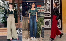 Street style hội sành mặc Instagram: Quần ống rộng "càn quét" mọi mặt trận, ai diện chân cũng dài đến nách