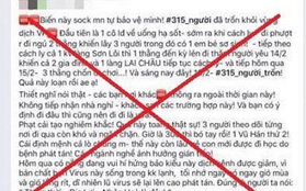 Cô gái bị phạt 12,5 triệu vì phát tán thông tin sai lệch về virus Corona