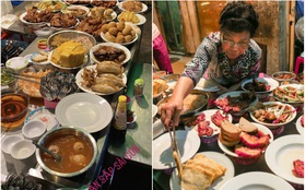 Vừa vào Sài Gòn, vợ chồng Quỳnh Anh – Duy Mạnh đã đến ăn ngay “cơm tấm bãi rác” nổi tiếng, quán có gì mà lại hot đến vậy?
