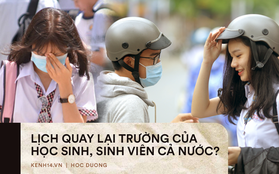 Cập nhật mới nhất đến 26/2 về lịch quay lại trường của học sinh, sinh viên cả nước