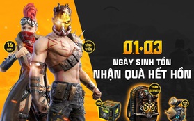 Free Fire: Lưu ngay cách nhận trang phục và balo cực ngầu miễn phí từ sự kiện Ngày Sinh Tồn