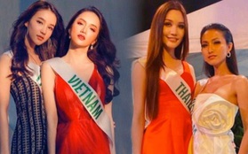2 lần mỹ nhân Việt đọ sắc với Thái tại Hoa hậu Chuyển giới: Hương Giang không hề lép vế, Hoài Sa ra sao trước đối thủ cao 1m8?