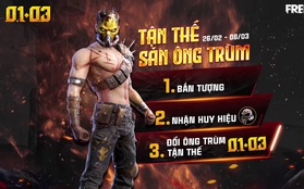 Free Fire: Hướng dẫn kiếm "huy hiệu" đơn giản nhất để đổi trang phục Ông hoàng tận thế từ sự kiện Ngày Sinh Tồn 1/3