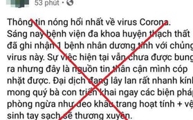 Đăng thông tin thất thiệt về dịch Corona trên Facebook, nam thanh niên bị công an triệu tập