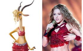 Ô kìa hoá ra sân khấu Super Bowl của Shakira đã được "tiên đoán" trong bộ phim Zootopia từ... 4 năm về trước?