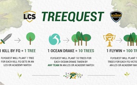Làm công ích theo cách mê game: Đội tuyển LMHT Bắc Mỹ FlyQuest phát động chiến dịch trồng cây xanh với mỗi điểm hạ gục!