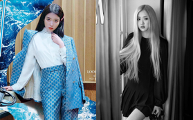 IU và Rosé (BLACKPINK) "đụng" phong cách trên bìa tạp chí: Mỹ nữ nhà YG quá xinh nhưng "một màu" so với em gái quốc dân?