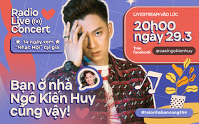 "Thái Y" Ngô Kiến Huy đã được "truyền" tới Radio Live Concert, xem đi chờ chi kẻo bỏ lỡ một buổi tối Chủ Nhật "mặn mà" cùng "chàng Bắp"!