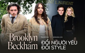 Tình yêu là thứ quyết định style của Brooklyn Beckham: Bên bạn gái "kém sắc" thì lôi thôi như ông chú, yêu ái nữ tỷ phú lại bảnh ra trò