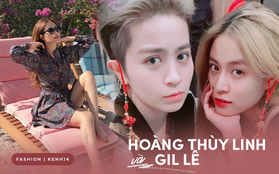 "Lây" cool cho nhau là có thật: Từ ngày cặp kè Gil Lê, Hoàng Thùy Linh mặc đẹp hẳn, vẫn “bánh bèo” nhưng nhìn rõ sang